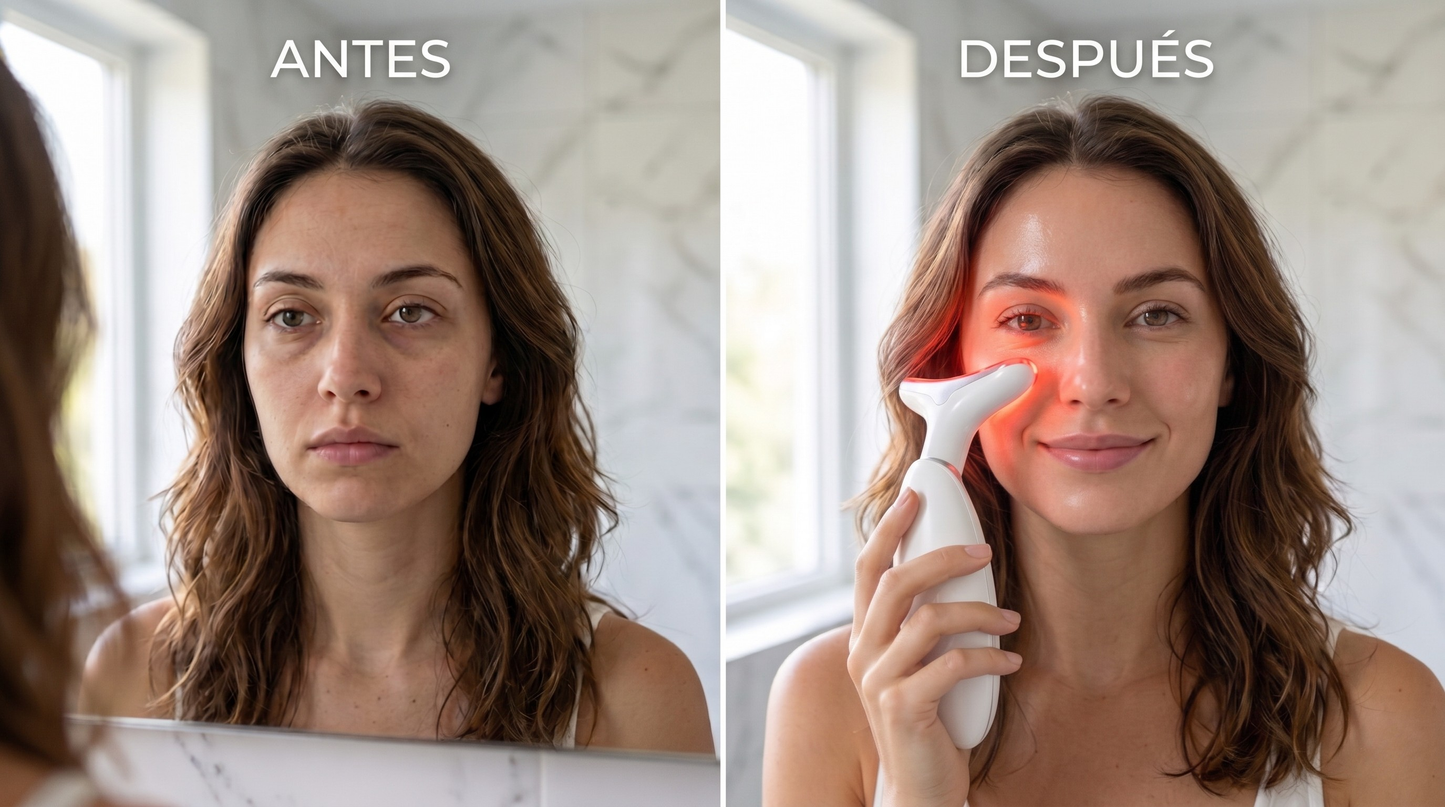 Masajeador Facial LED 7 en 1